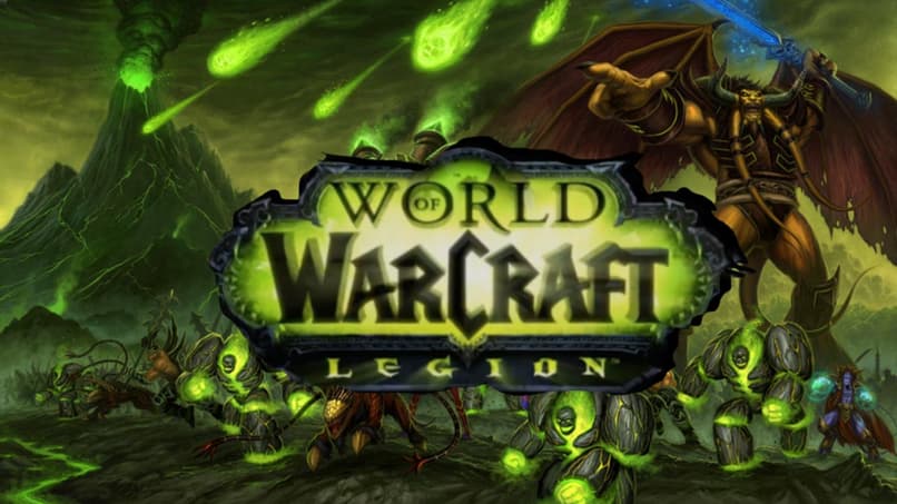 logotipo da legião de expansão do mundo do jogo de warcraft