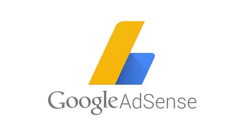 fundo branco do logotipo do adsense