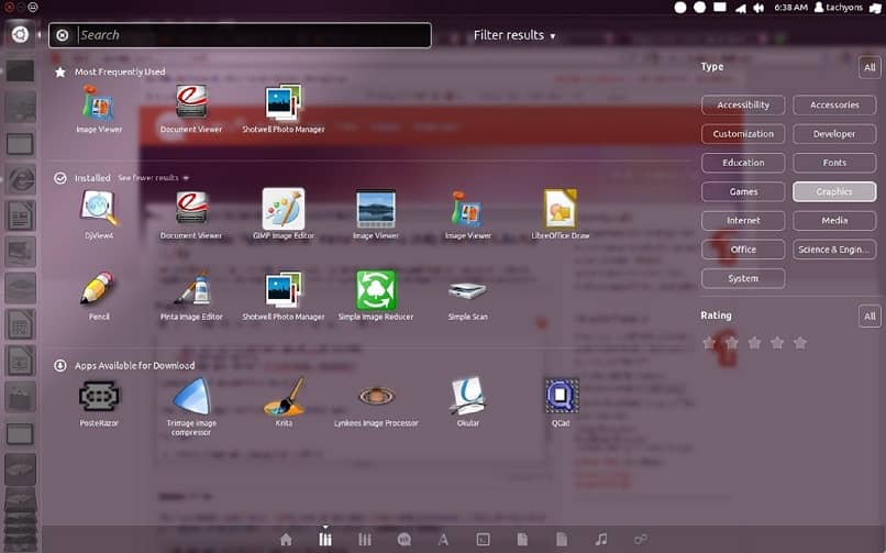 Menu Ubuntu