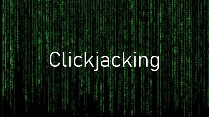 Clickjacking com fundo binário