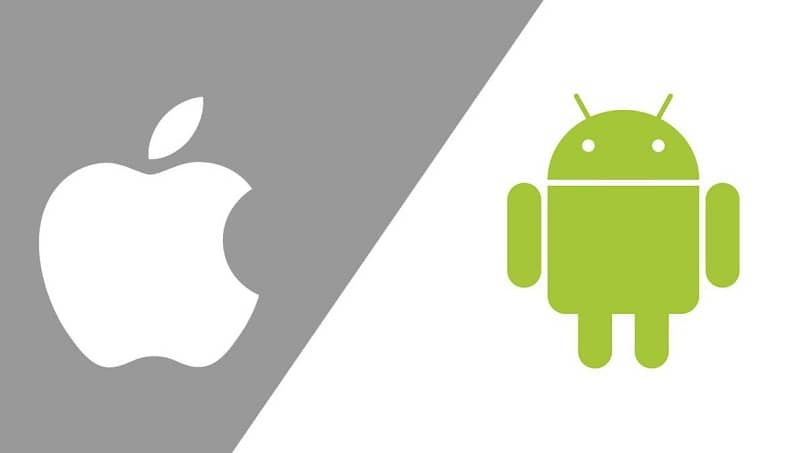 logotipos android e apple