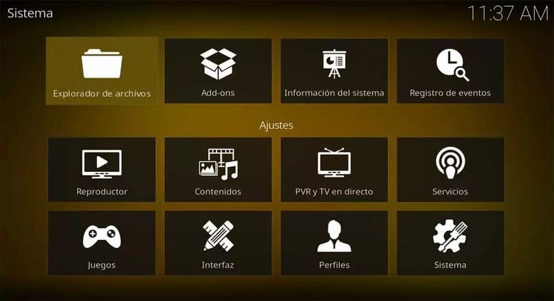 configuração para aumentar o áudio em kodi