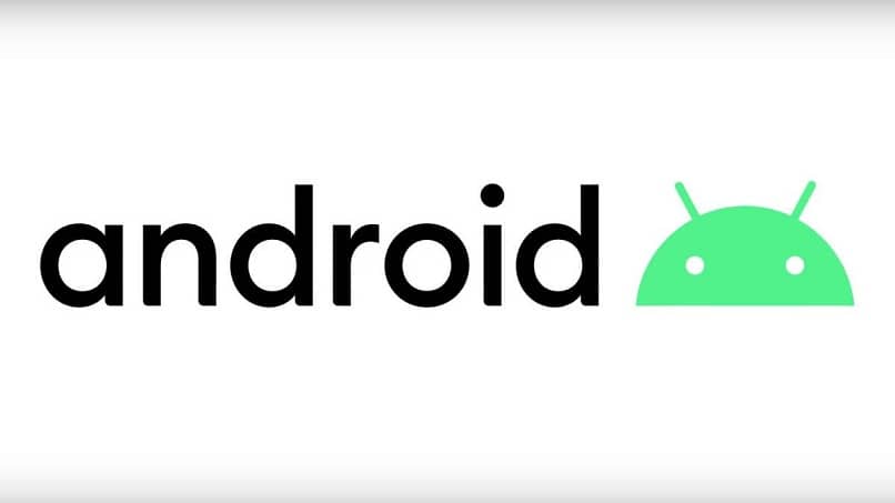 Fundo branco do logotipo Android