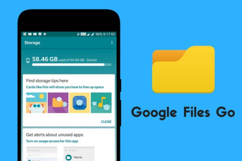 Arquivos do Google no celular Android