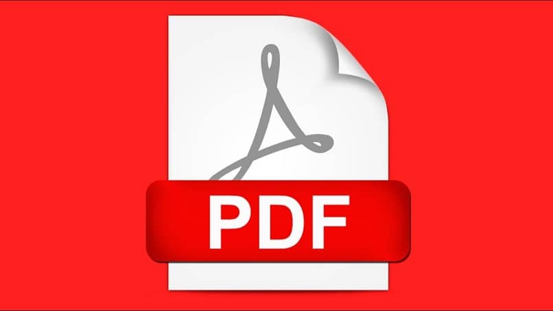 documento pdf com fundo vermelho