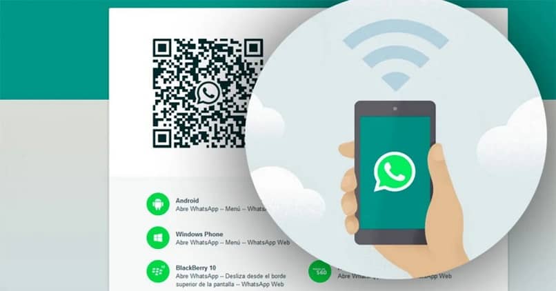 código qr whatsapp wi-fi celular