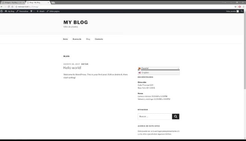myblog wordpress