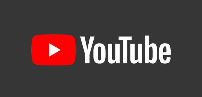 logotipo do youtube com fundo preto