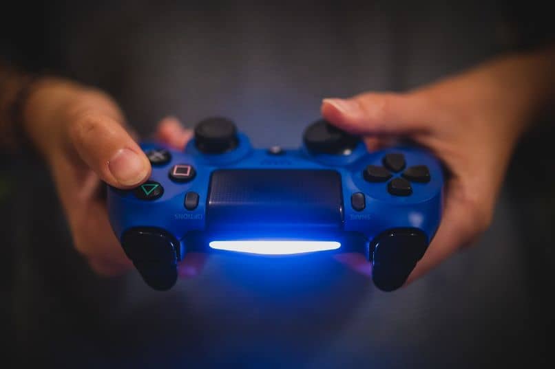 controlador dualshock ps4 azul