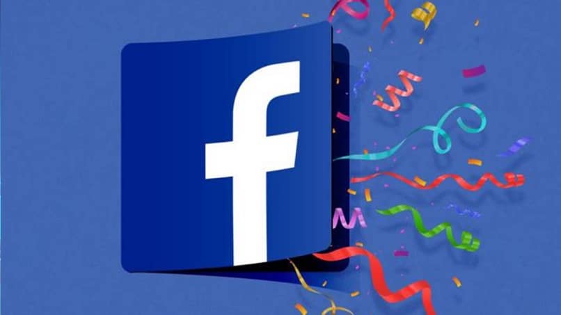 confety saindo do facebook