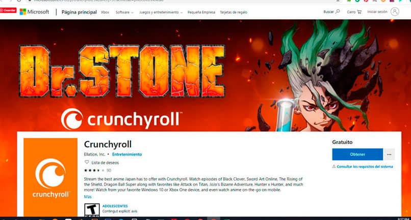 ver o conteúdo da Crunchyroll