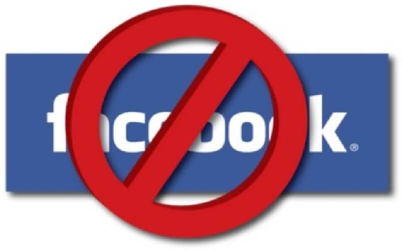 logotipo do facebook bloqueado