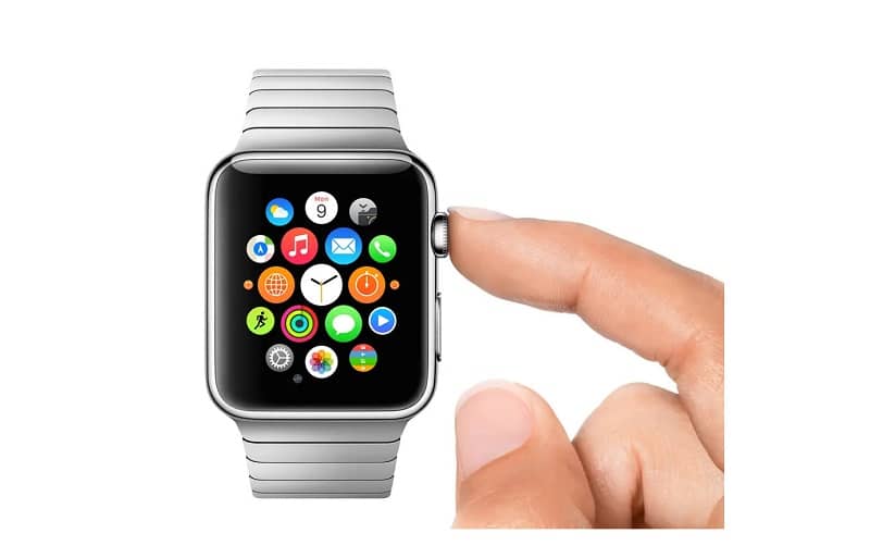 Botão de pressão Apple Watch