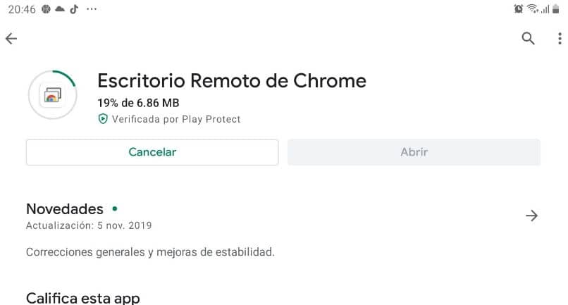 download da Chrome Remote Desktop Play Store