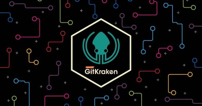 Logotipo da Gitkraken com fundo preto