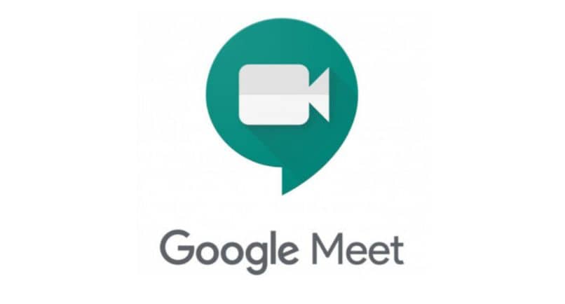 fundo branco do logotipo da câmera do google meet