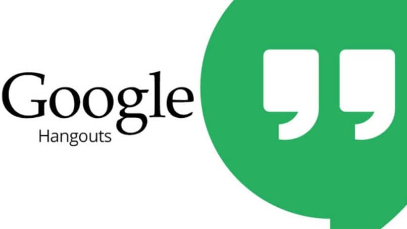 fundo branco do logotipo do Google Hangouts