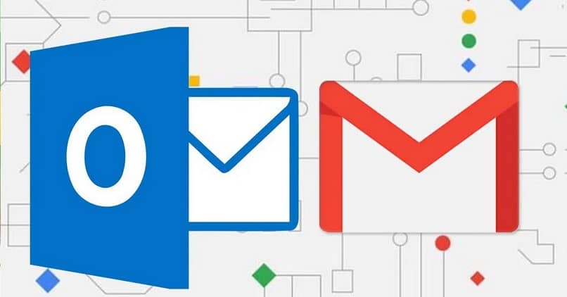 ícones do Outlook do gmail