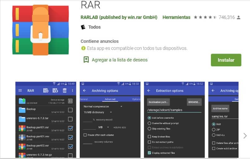 instale rar app google store