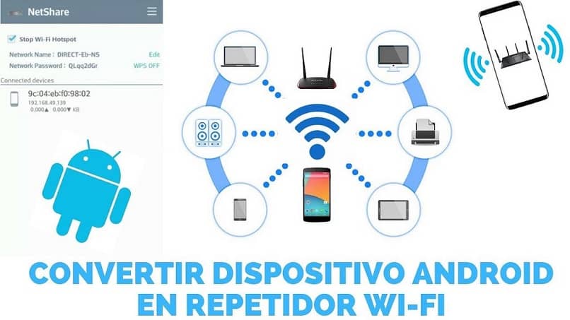conexão WIFI com repetidor android