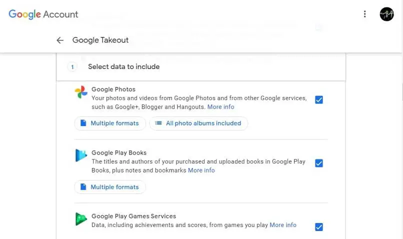 download galerias google takeout