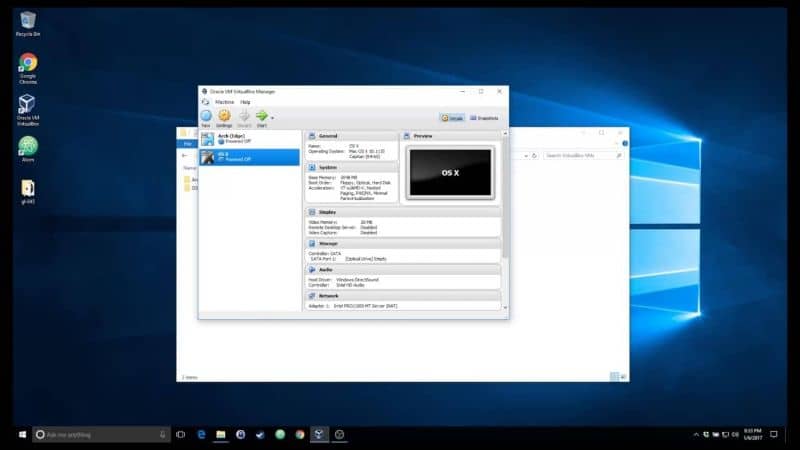 Windows 10 mostrando tela de clone de disco virtual