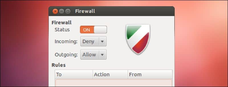 ilustração de configuração de firewall para pc