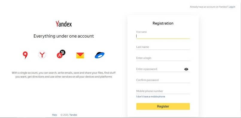 Adicione seu Yandex Mail ao Mac