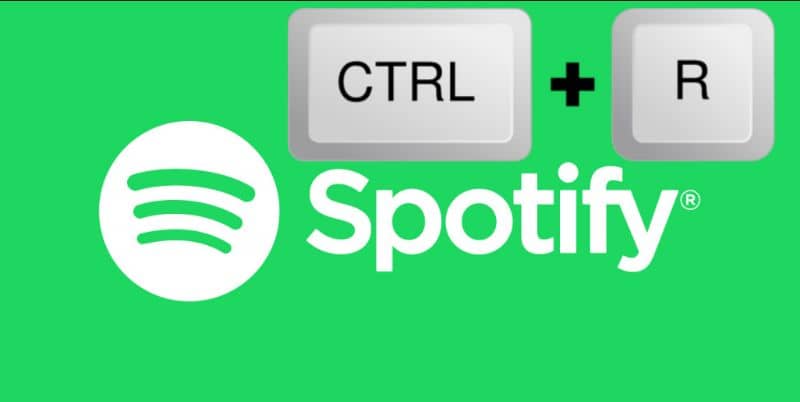 Ctrl + R Spotify
