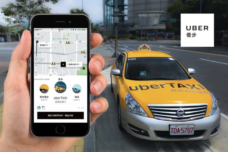 uber taxi amarelo