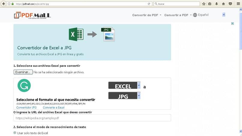 Imagem do conversor de Excel para JPG
