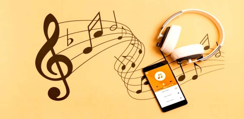 reprodução de música no telefone Android
