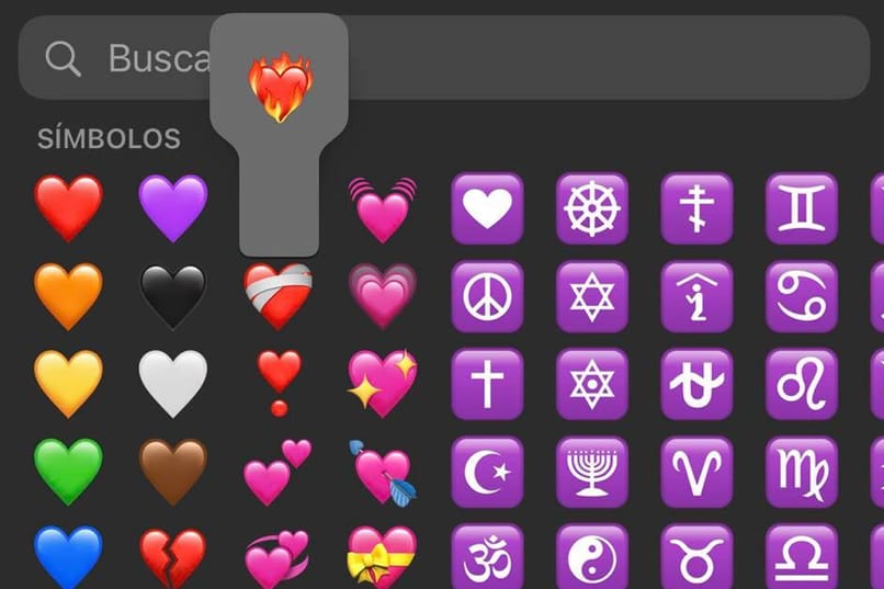 emoji de coração em chamas no iphone