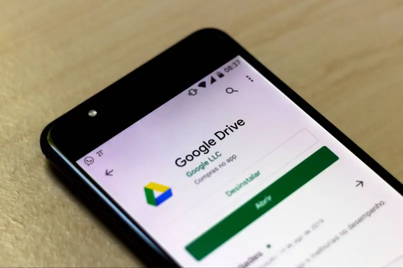 atualize o Google Drive no celular