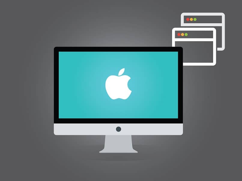 computador com logotipo da apple